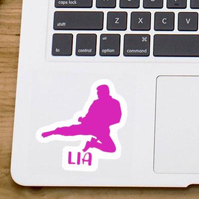 Lia Sticker Karateka Notebook Image