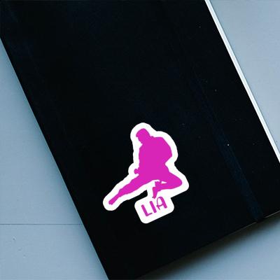 Lia Sticker Karateka Notebook Image