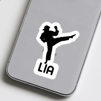 Lia Sticker Karateka Notebook Image