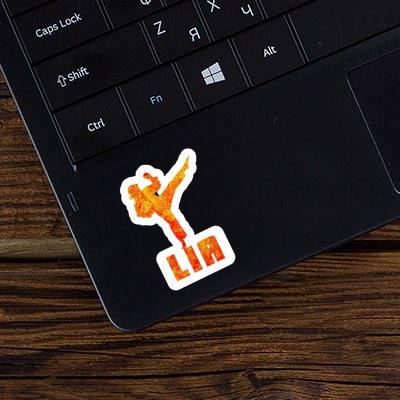 Sticker Karateka Lia Laptop Image