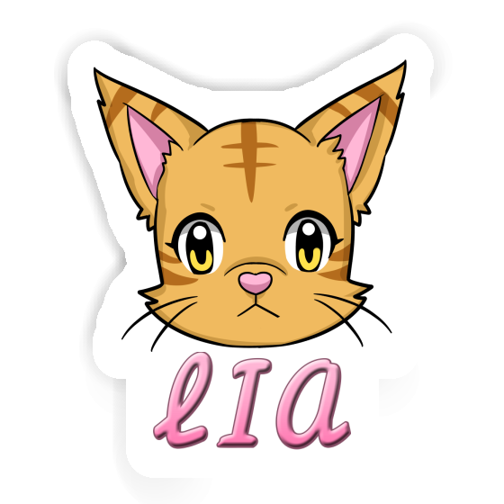 Lia Sticker Kitten Notebook Image