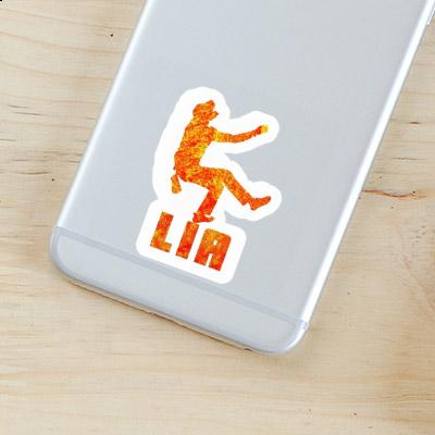 Climber Sticker Lia Laptop Image