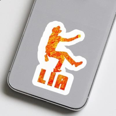 Climber Sticker Lia Laptop Image