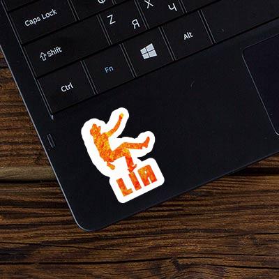 Climber Sticker Lia Laptop Image