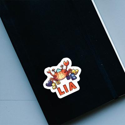 Crab Sticker Lia Laptop Image