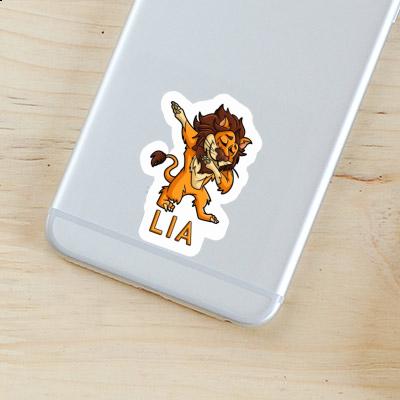 Lia Sticker Dabbing Lion Notebook Image