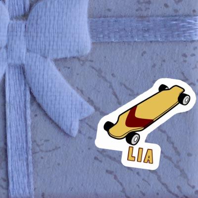 Longboard  Sticker Lia Laptop Image