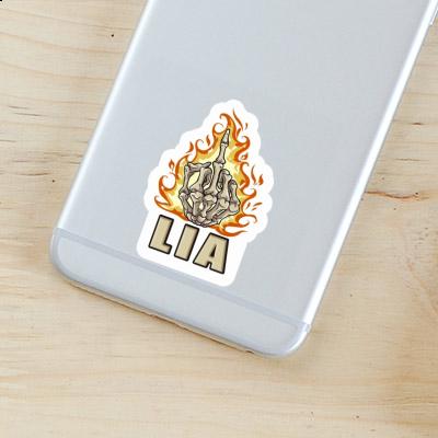 Sticker Middlefinger Lia Notebook Image