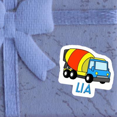 Sticker Lia Mixer Truck Gift package Image