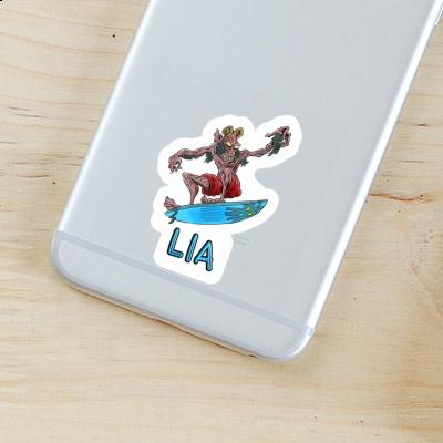 Surfer Sticker Lia Notebook Image