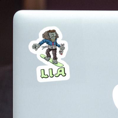 Lia Sticker Snowboarder Gift package Image