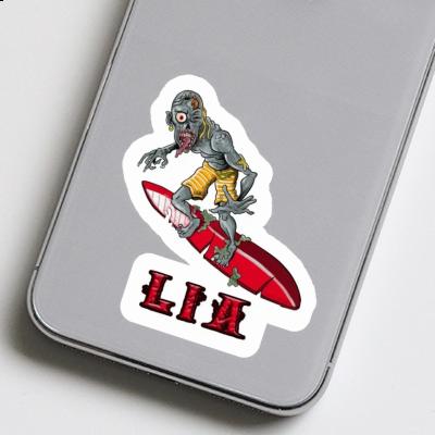 Lia Sticker Wave Rider Image