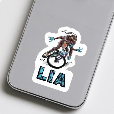 Sticker Lia Biker Laptop Image