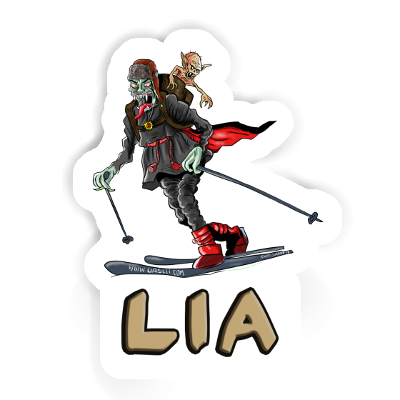 Sticker Telemarker Lia Laptop Image