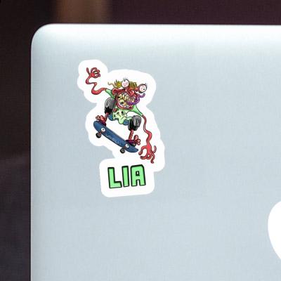 Lia Sticker Skater Notebook Image