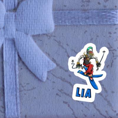 Lia Sticker Skier Image