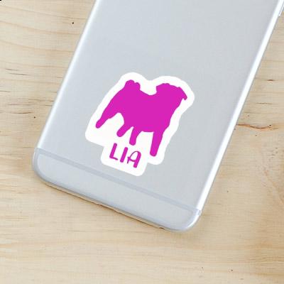 Pug Sticker Lia Notebook Image