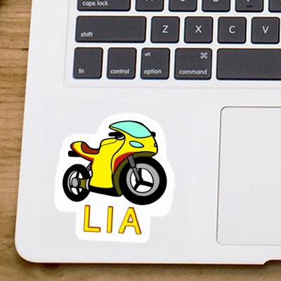 Aufkleber Motorrad Lia Notebook Image