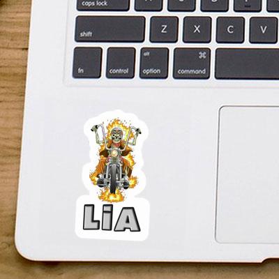 Motorbike Rider Sticker Lia Gift package Image