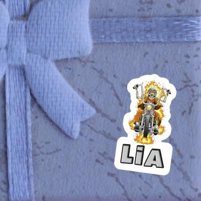 Motorbike Rider Sticker Lia Gift package Image