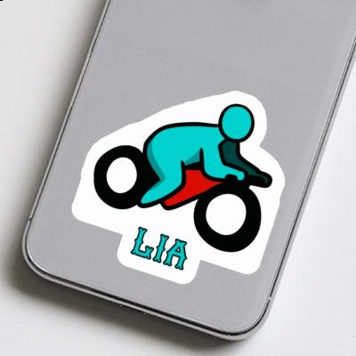 Autocollant Motocycliste Lia Laptop Image