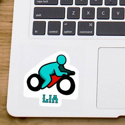 Sticker Motorbike Driver Lia Image