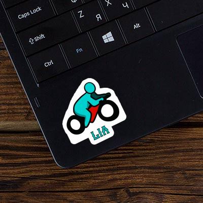 Motorradfahrer Sticker Lia Gift package Image