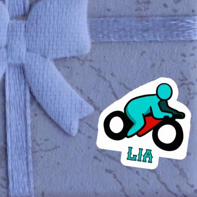 Autocollant Motocycliste Lia Image