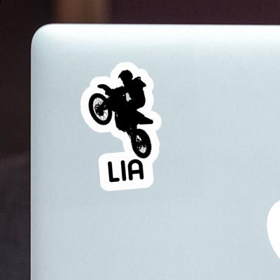 Lia Sticker Motocross Rider Image