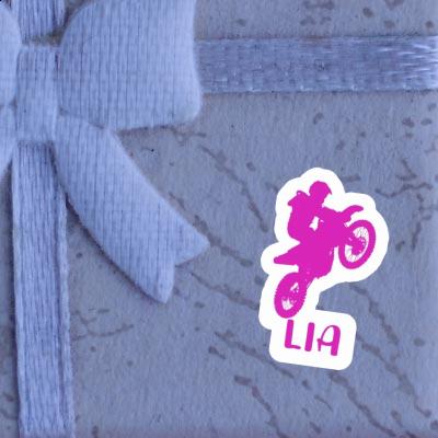 Sticker Lia Motocross Rider Laptop Image