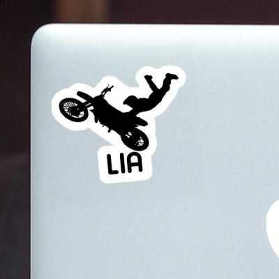 Lia Sticker Motocross Rider Notebook Image