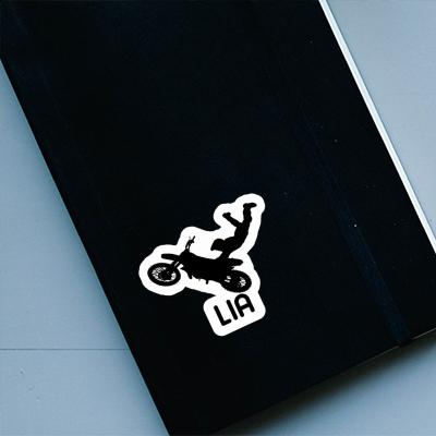 Sticker Motocross-Fahrer Lia Gift package Image