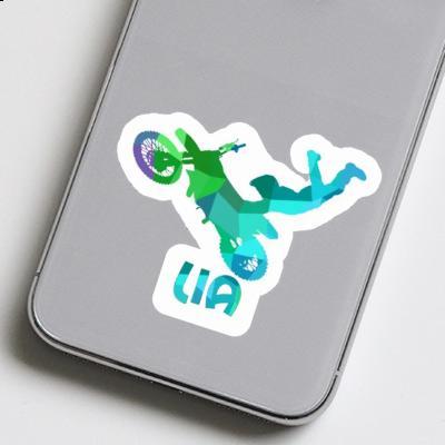 Sticker Lia Motocross Jumper Notebook Image