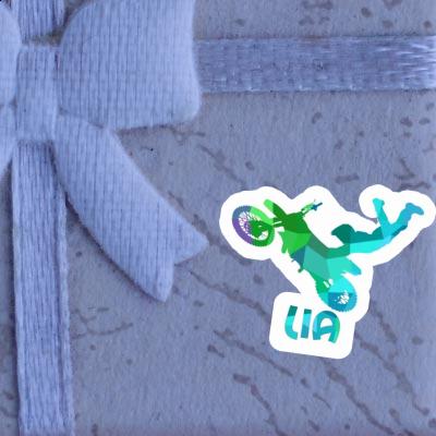 Sticker Lia Motocross Jumper Laptop Image