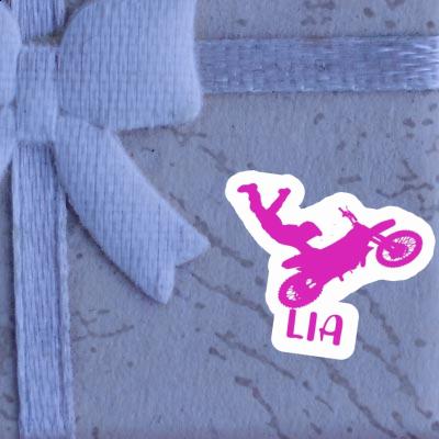 Motocross Rider Sticker Lia Gift package Image