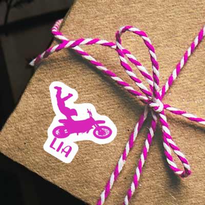 Motocross Rider Sticker Lia Gift package Image