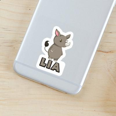 Sticker Nashorn Lia Laptop Image