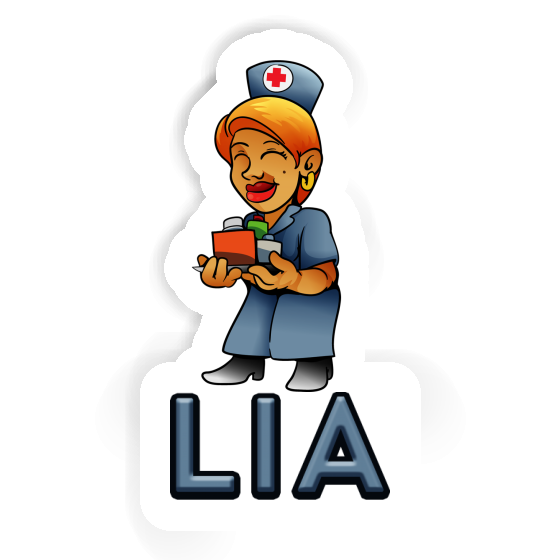 Sticker Lia Nurse Notebook Image