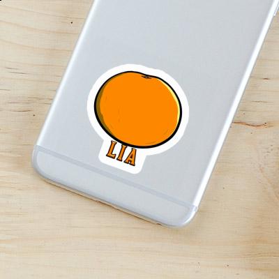 Lia Sticker Orange Gift package Image