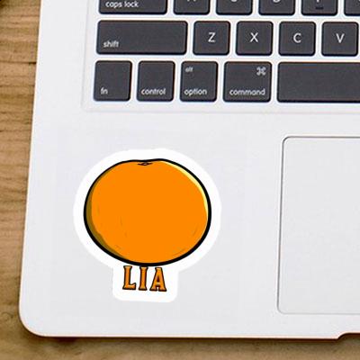 Lia Sticker Orange Gift package Image