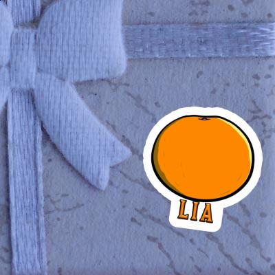 Lia Sticker Orange Gift package Image