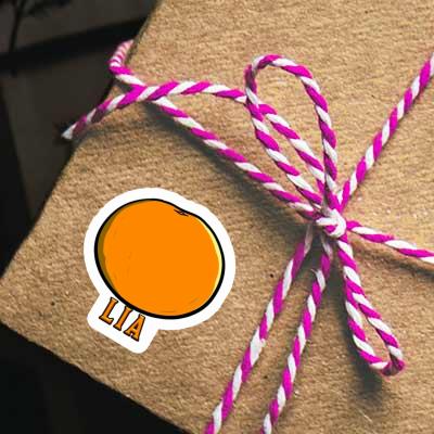 Lia Sticker Orange Gift package Image