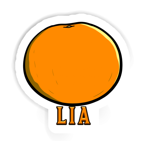 Lia Sticker Orange Image