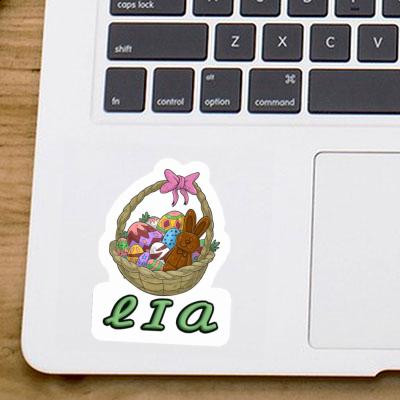 Sticker Lia Easter basket Laptop Image