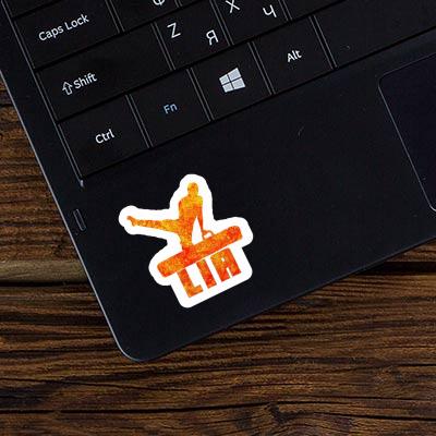 Sticker Gymnast Lia Laptop Image