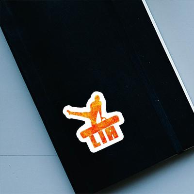 Sticker Gymnast Lia Laptop Image