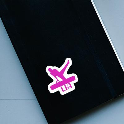 Gymnast Sticker Lia Notebook Image