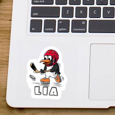 Ice Hockey Penguin Sticker Lia Image