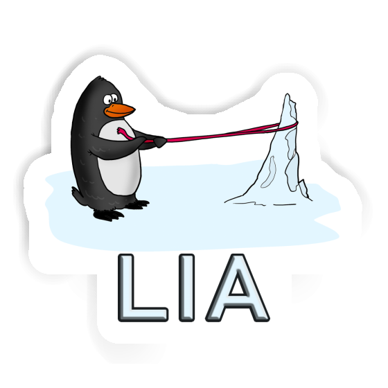 Sticker Penguin Lia Gift package Image