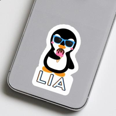 Sticker Lia Eis-Pinguin Notebook Image